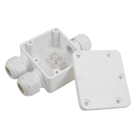 white box junction|white external junction box.